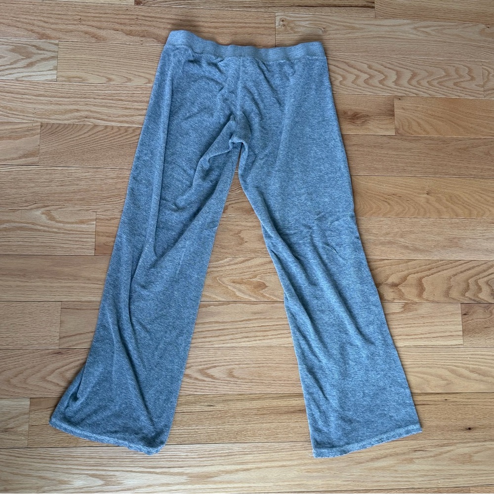 Vintage Juicy Couture Grey Velour Track Pants - Picture 4 of 4